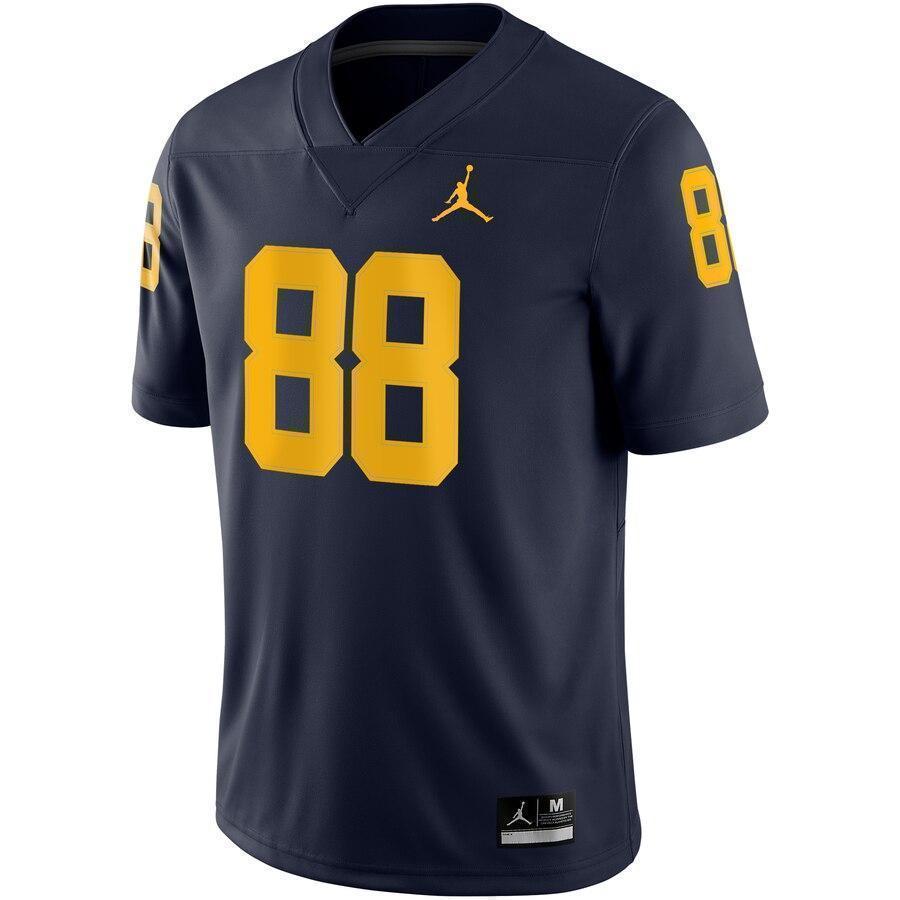 Jake Butt Michigan Wolverines Jordan Brand Game Jersey – Navy