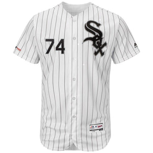 Eloy Jimenez Chicago White Sox Majestic Flex Base Collection Player Jersey – White/Black