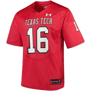 #16 Texas Tech Red Raiders Under Armour Special Event Replica Jersey - Red