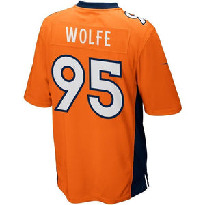 Derek Wolfe Denver Broncos Nike Game Jersey - Orange