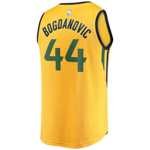 Bojan Bogdanovic Utah Jazz Fanatics Branded Fast Break Jersey Gold – Statement Edition