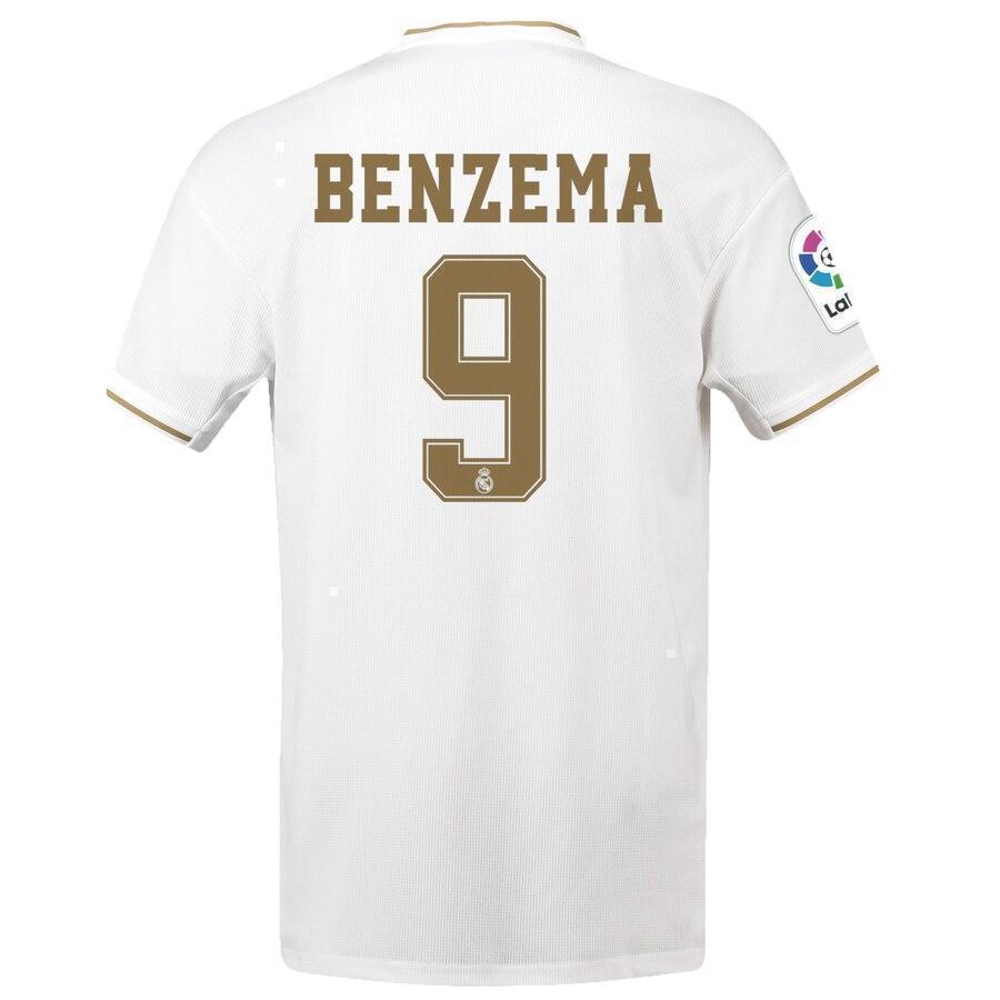 Karim Benzema Real Madrid Home Soccer Jersey 2019-20 Jersey – White