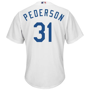 Joc Pederson Los Angeles Dodgers Majestic Official Cool Base Player Jersey - White