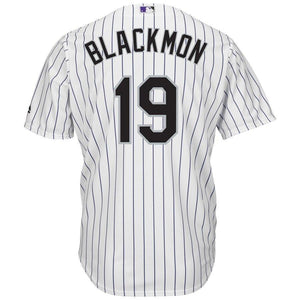 Charlie Blackmon Colorado Rockies Majestic Alternate Official Cool Base Player Jersey - Purple/White