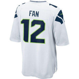 12s Seattle Seahawks Nike Alternate Game Jersey - White