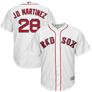 JD Martinez Boston Red Sox Majestic Official Cool Base Player Jersey - White