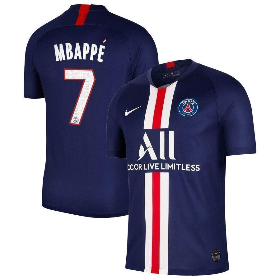 Kylian Mbappé Paris Saint-Germain Home Soccer Jersey 2019-20 – Navy
