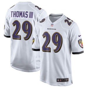 Earl Thomas Baltimore Ravens Nike Game Jersey - White