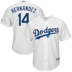 Enrique Hernandez Los Angeles Dodgers Majestic Cool Base Home Player Jersey - White