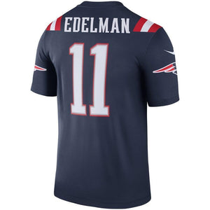 Julian Edelman New England Patriots Nike Color Rush Legend Jersey - Navy