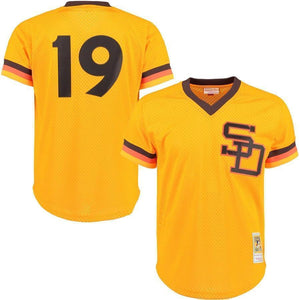 Tony Gwynn San Diego Padres Mitchell & Ness 1982  Jersey - Gold