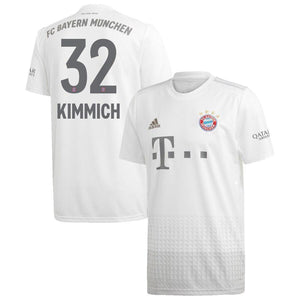 Joshua Kimmich Bayern Munich Away Soccer Jersey 2019-20 – White