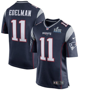 Julian Edelman New England Patriots Nike Super Bowl LIII Bound Game Jersey - Navy