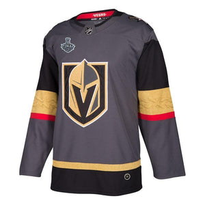 Vegas Golden Knights adidas 2018 Stanley Cup Final Bound Patch Jersey - Gray