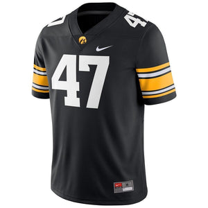 #47 Iowa Hawkeyes Nike Game Jersey - Black