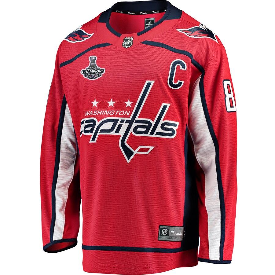 Alexander Ovechkin Washington Capitals 2018 Stanley Cup Champions Home Breakaway Player Jersey - Red