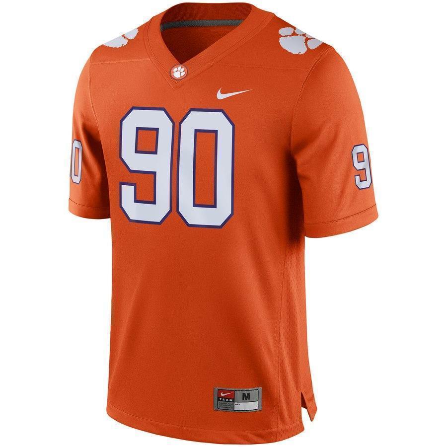 Shaq Lawson Clemson Tigers Game Jersey – Orange