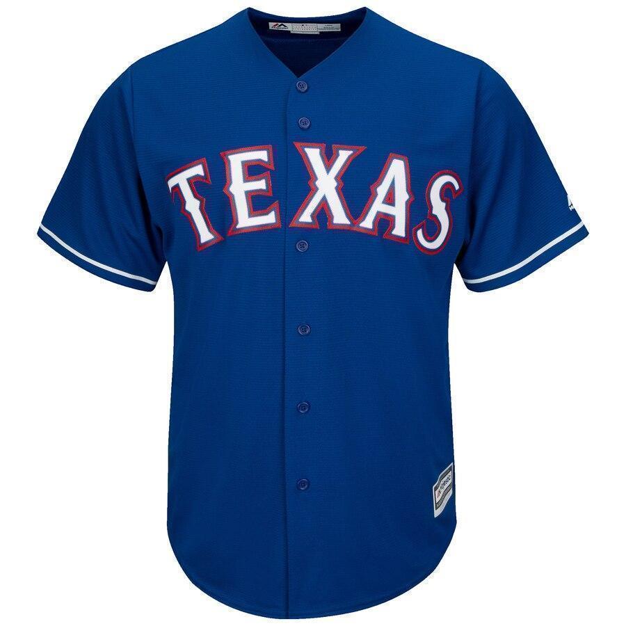 Texas Rangers Majestic Big & Tall Cool Base Team Jersey - Royal