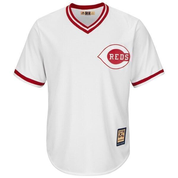 Johnny Bench Cincinnati Reds Majestic Big & Tall Cooperstown Cool Base Player Jersey - White