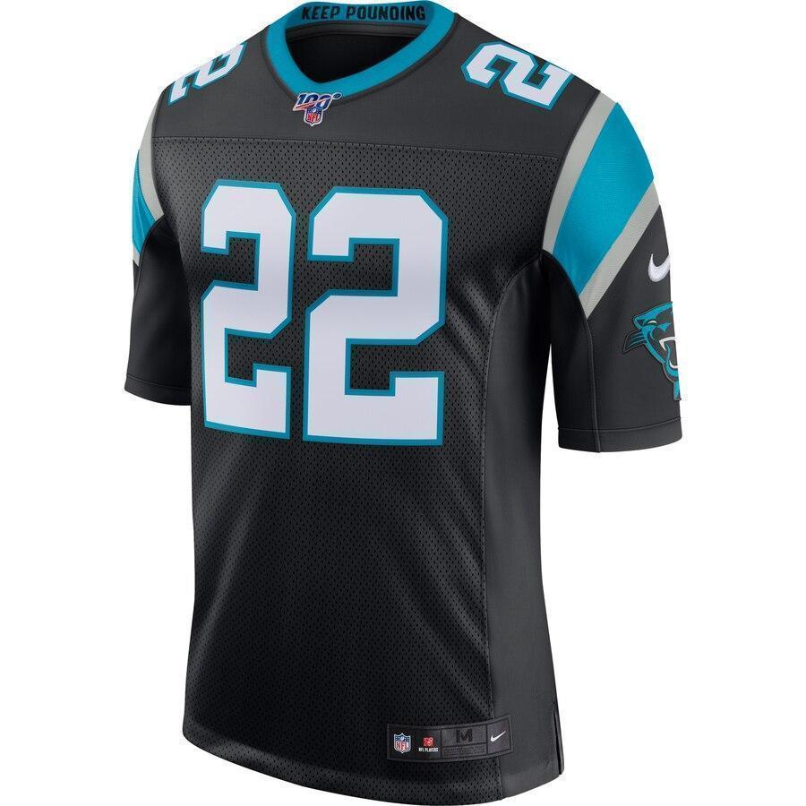 Christian McCaffrey Carolina Panthers Nike 100th Season Vapor Limited Jersey - Black