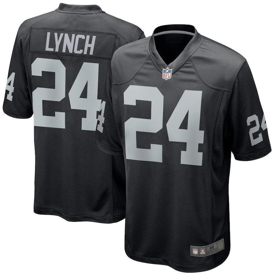 Marshawn Lynch Oakland Raiders American football jersey