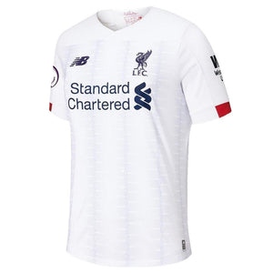 Virgil Van Dijk Liverpool New Balance Away Soccer Jersey 2019-20 – White