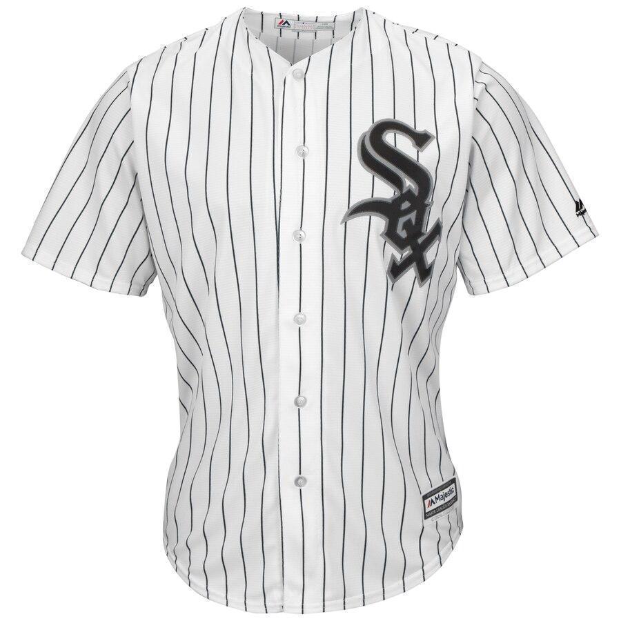 Eloy Jimenez Chicago White Sox Majestic Home Cool Base Player Replica Jersey – White/Black