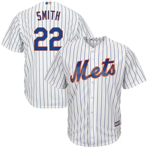 Dominic Smith New York Mets Majestic Cool Base Player Jersey – White