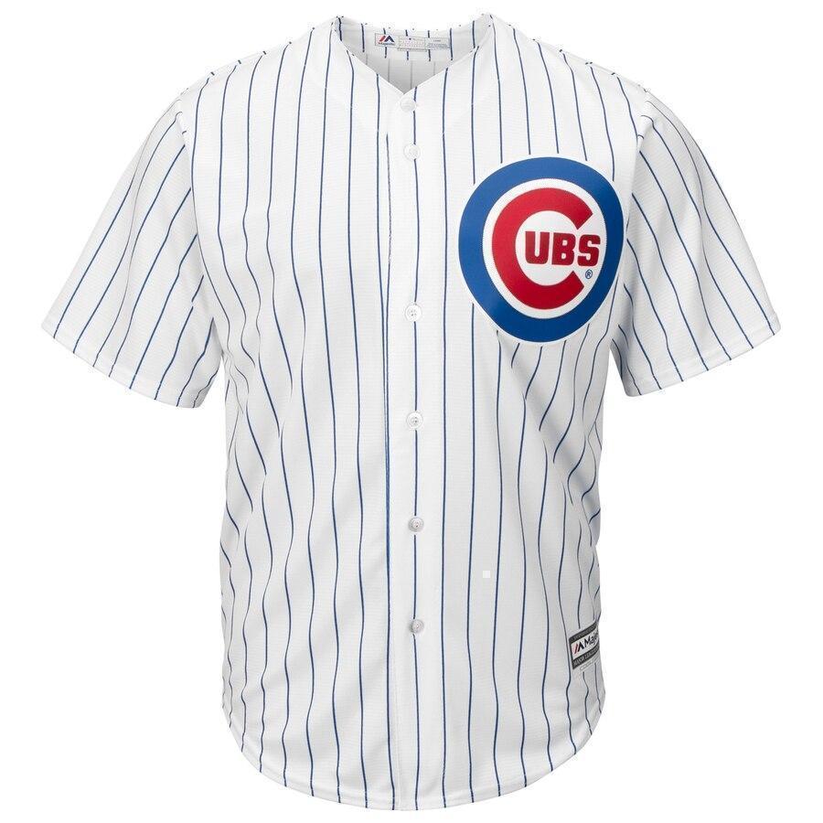 Kyle Schwarber Chicago Cubs Majestic Official Cool Base Player Jersey - White/Royal