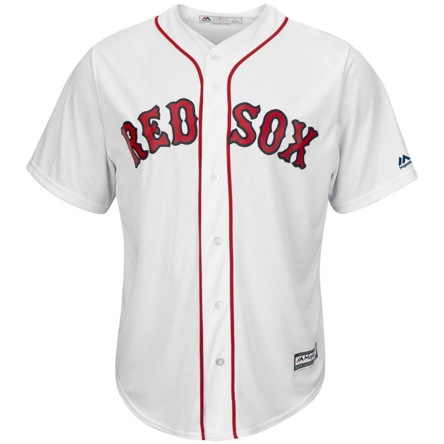 Dustin Pedroia Boston Red Sox Majestic Home Official Cool Base Replica Player Jersey - White