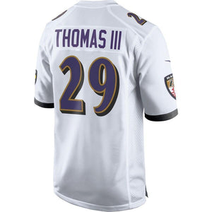 Earl Thomas Baltimore Ravens Nike Game Jersey - White