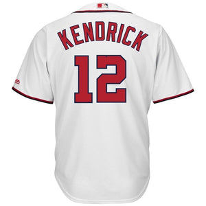 Howie Kendrick Washington Nationals Majestic Home Cool Base Player Jersey - White