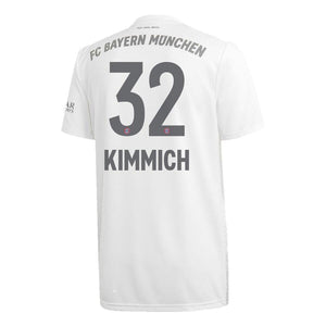 Joshua Kimmich Bayern Munich Away Soccer Jersey 2019-20 – White