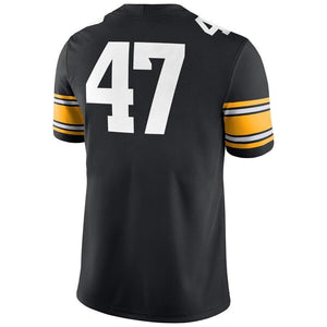 #47 Iowa Hawkeyes Nike Game Jersey - Black