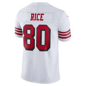 Jerry Rice San Francisco 49ers Nike Color Rush Vapor Untouchable Limited Retired Player Jersey - White