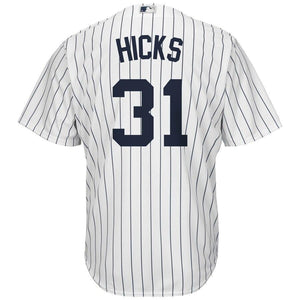 Aaron Hicks New York Yankees Majestic Home Cool Base Replica Player Jersey - White