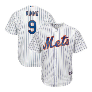 Brandon Nimmo New York Mets Majestic Official Cool Base Player Jersey - White/Royal