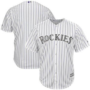 Colorado Rockies Majestic Alternate Official Cool Base Team Replica Jersey - Purple/White