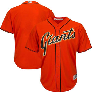 San Francisco Giants Majestic Official Cool Base Jersey - Orange