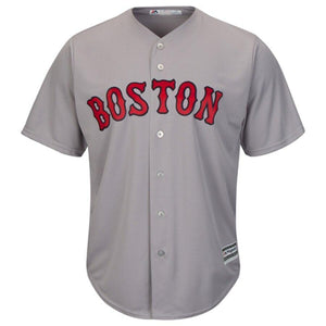 Dustin Pedroia Boston Red Sox Majestic Cool Base Player Jersey - Gray