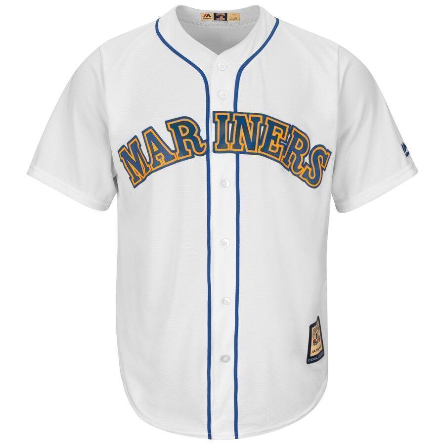 Edgar Martinez Seattle Mariners Majestic Cooperstown Collection Cool Base Player Jersey – White