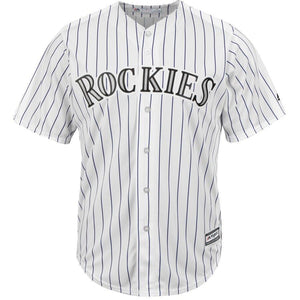 Colorado Rockies Majestic Alternate Official Cool Base Team Replica Jersey - Purple/White