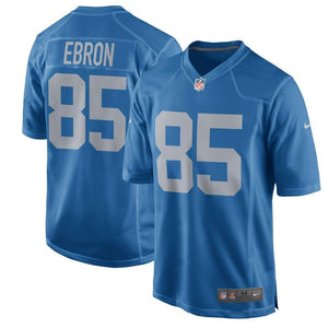 Eric Ebron Detroit Lions Nike Throwback Game Jersey - Blue