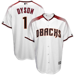 Jarrod Dyson Arizona Diamondbacks Majestic Home Cool Base Player Jersey – White