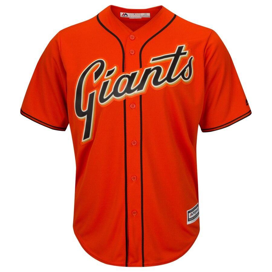 San Francisco Giants Majestic Official Cool Base Jersey - Orange