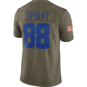 Dez Bryant Dallas Cowboys Nike Salute To Service Limited Jersey - Olive