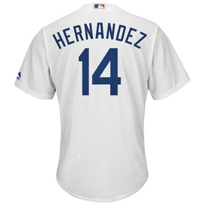 Enrique Hernandez Los Angeles Dodgers Majestic Cool Base Home Player Jersey - White