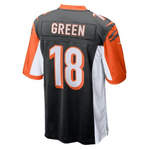 A.J. Green Cincinnati Bengals Nike 50th Anniversary Patch Game Jersey - Black