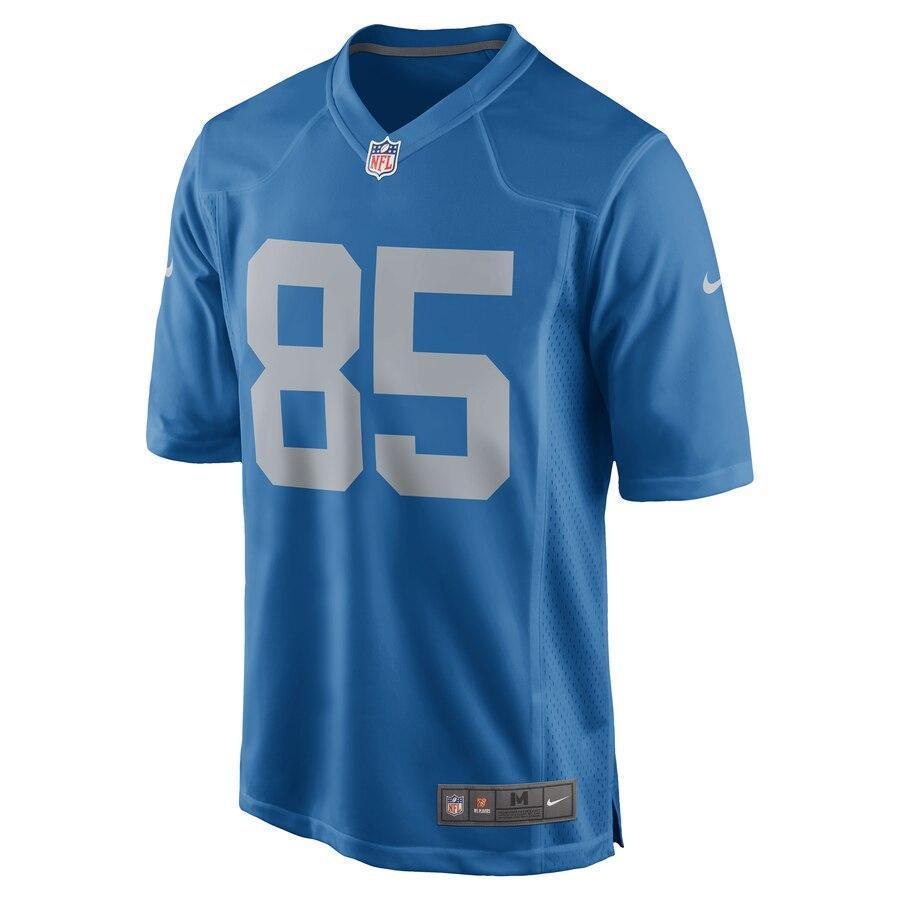 Eric Ebron Detroit Lions Nike Throwback Game Jersey - Blue