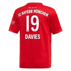 Alphonso Davies Bayern Munich Home Soccer Jersey 2019-20 Jersey – Red